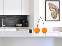 Statues & Sculptures Table Top|Floor Standing-Cherry Fusion 43cm Orange Resin Indoor Sculpture