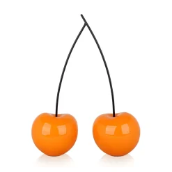 Statues & Sculptures Table Top|Floor Standing-Cherry Fusion 43cm Orange Resin Indoor Sculpture