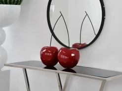 Statues & Sculptures Table Top|Contemporary-Cherry Fusion 55cm Red Resin Indoor Sculpture
