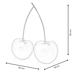 Statues & Sculptures Table Top|Contemporary-Cherry Fusion 55cm Red Resin Indoor Sculpture