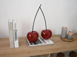 Statues & Sculptures Table Top|Contemporary-Cherry Fusion 43cm Red Resin Indoor Sculpture