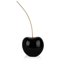 Statues & Sculptures Table Top|Contemporary-Cherry Pop 54cm Black Resin Indoor Sculpture