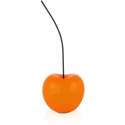 Statues & Sculptures Table Top|Floor Standing-Cherry Pop 54cm Orange Resin Indoor Sculpture