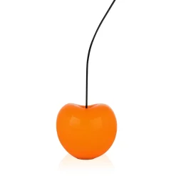 Statues & Sculptures Table Top|Floor Standing-Cherry Pop 54cm Orange Resin Indoor Sculpture