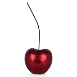 Statues & Sculptures Table Top|Contemporary-Cherry Pop 68cm Red Resin Indoor Sculpture