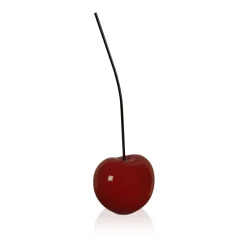 Statues & Sculptures Table Top|Contemporary-Cherry Pop 44cm Red Resin Indoor Sculpture