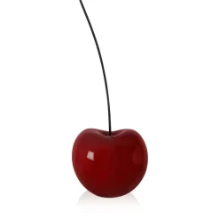 Statues & Sculptures Table Top|Contemporary-Cherry Pop 54cm Red Resin Indoor Sculpture