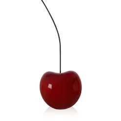 Statues & Sculptures Table Top|Contemporary-Cherry Pop 54cm Red Resin Indoor Sculpture