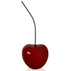 Statues & Sculptures Table Top|Contemporary-Cherry Pop 66cm Red Resin Indoor Sculpture
