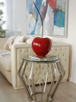 Statues & Sculptures Table Top|Contemporary-Cherry Pop 66cm Red Resin Indoor Sculpture