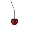 Statues & Sculptures Table Top|Contemporary-Cherry Pop 44cm Red Stud Resin Indoor Sculpture