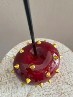 Statues & Sculptures Table Top|Contemporary-Cherry Pop 44cm Red Stud Resin Indoor Sculpture
