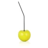 Statues & Sculptures Table Top|Contemporary-Cherry Pop 44cm Yellow Resin Indoor Sculpture