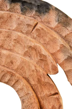 Statues & Sculptures Table Top|Abstract-Circular Dance 48cm Wood Indoor Sculpture