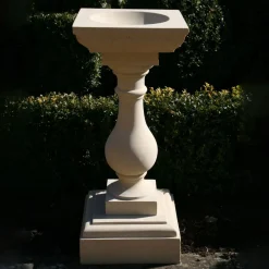 Statues & Sculptures Bird Baths-Classic Design Stone Garden Birdbath