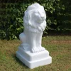 Statues & Sculptures Wildlife|Lions-Classic Lion 71cm Marble Resin Garden Statue