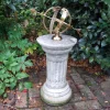 Statues & Sculptures Armillary Sundials-Classical Armillary Stone Garden Sundial