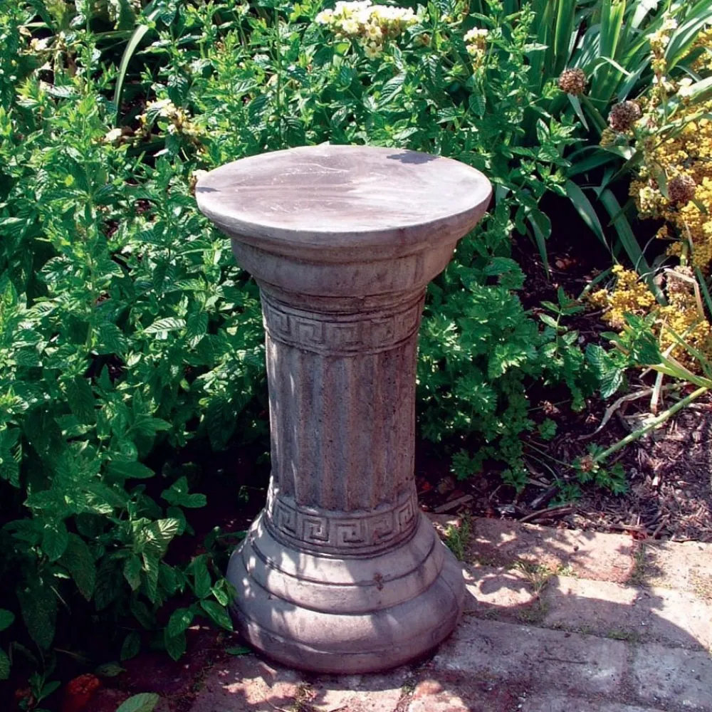 Statues & Sculptures Plinths & Pedestals-Classical Column Stone Garden Pedestal