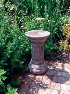 Statues & Sculptures Plinths & Pedestals-Classical Column Stone Garden Pedestal