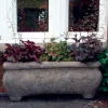 Statues & Sculptures Troughs-Continental Plant Trough 40cm Stone Garden Planter