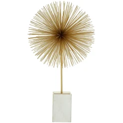 Statues & Sculptures Table Top|Abstract-Cosmic Bliss 64cm Gold Metal Indoor Sculpture