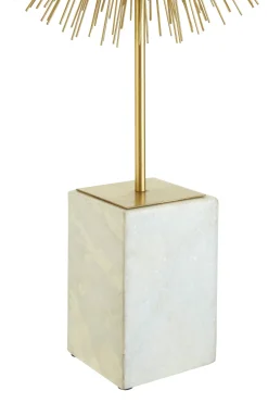 Statues & Sculptures Table Top|Abstract-Cosmic Bliss 64cm Gold Metal Indoor Sculpture