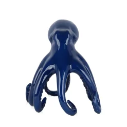 Statues & Sculptures Table Top|Animals-Cosmic Octopus 31cm Blue Resin Indoor Sculpture