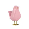 Statues & Sculptures Animals|Contemporary-Cubic Bird 18cm Rosa Pink Resin Indoor Sculpture