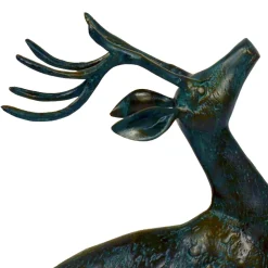 Statues & Sculptures Stags & Deers-Deer & Doe Bronze Metal Garden Statues