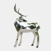 Statues & Sculptures Wildlife|Stags & Deers-Deer 158cm Geometric Metal Garden Sculpture