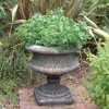 Statues & Sculptures Large|Round-Derbyshire Vase Stone Garden Planter