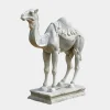 Statues & Sculptures Wildlife|Modern-Desert Camel 160cm White Marble Garden Statue v6