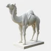Statues & Sculptures Wildlife|Modern-Desert Camel 160cm White Marble Garden Statue v4