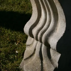 Statues & Sculptures Stone Benches-Double Length Ivy Straight Stone Bench - Large Garden Benches