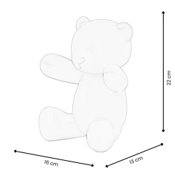 Statues & Sculptures Table Top|Animals-Dream Bear 22cm Pink Resin Indoor Sculpture