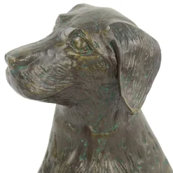 Statues & Sculptures Dogs-Duke the Dog Bronze Metal Garden Ornament