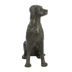 Statues & Sculptures Dogs-Duke the Dog Bronze Metal Garden Ornament
