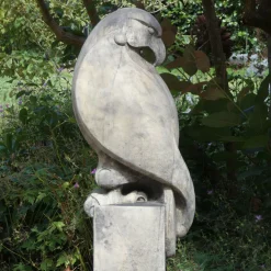 Statues & Sculptures Eagles|Modern-Eagle on Athenian Pedestal Modern Stone Garden Statue