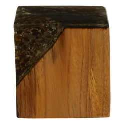 Statues & Sculptures Contemporary-Earths Core 10cm Wood Indoor Sculpture