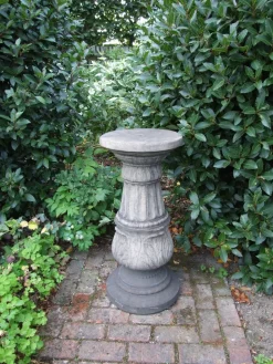 Statues & Sculptures Plinths & Pedestals-Elegance Column Stone Garden Pedestal
