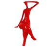 Statues & Sculptures Figurative|Table Top-Elegant Grace 38cm Red Resin Indoor Sculpture