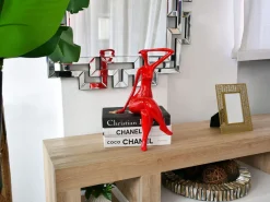 Statues & Sculptures Figurative|Table Top-Elegant Grace 38cm Red Resin Indoor Sculpture