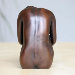Statues & Sculptures Figurative|Table Top-Emma Figurine Bronze Indoor Sculpture