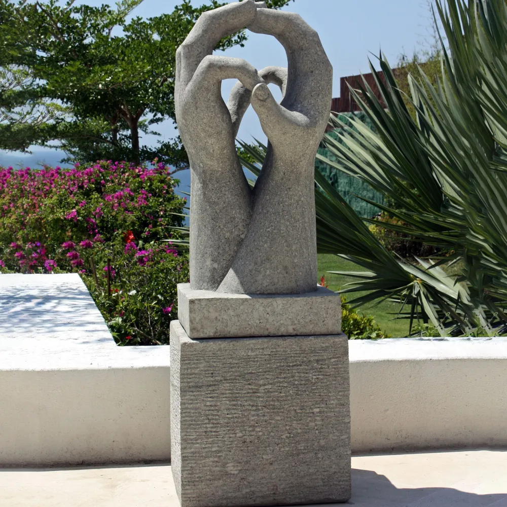 Statues & Sculptures Contemporary-Engage Contemporary Stone Garden Sculpture