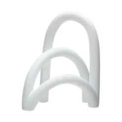 Statues & Sculptures Table Top|Abstract-Eternal Arches 22cm White Resin Indoor Sculpture