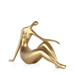 Statues & Sculptures Figurative|Table Top-Eternal Grace 21cm Gold Resin Indoor Sculpture