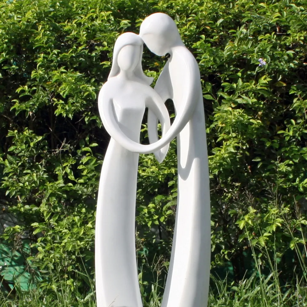 Statues & Sculptures Modern-Eternal Love 80cm Marble Resin Garden Statue