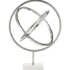 Statues & Sculptures Table Top|Contemporary-Eternal Orbit 42cm Silver Metal Indoor Sculpture