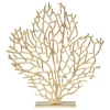 Statues & Sculptures Table Top|Contemporary-Euphoric Coral 54cm Gold Metal Indoor Sculpture