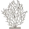 Statues & Sculptures Table Top|Contemporary-Euphoric Coral 43cm Silver Metal Indoor Sculpture